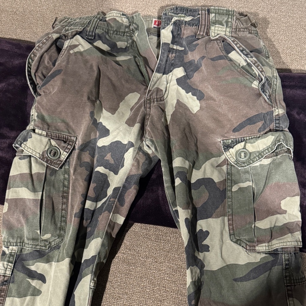 Camouflage Boot Cut Pants